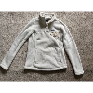 Patagonia Polartec Thermal‎ Pro Sweater/Jacket-Pullover-Women's Small-Ivory